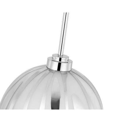 Varaluz Chroman Empire 1Lt 10"W Dome Pendant, Chrome