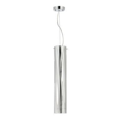 Varaluz Chroman Empire 3Lt Pendant, Chrome/Two-Layer Smoky Chrome