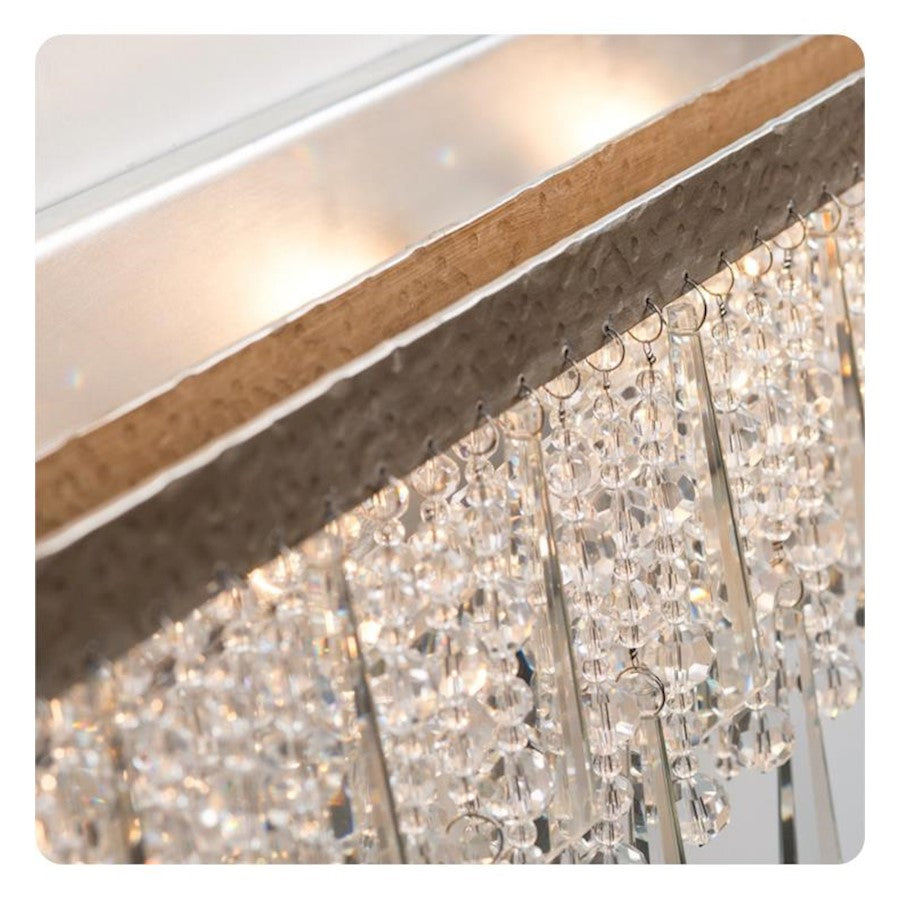 3 Light Bathroom Vanity Light, Silver