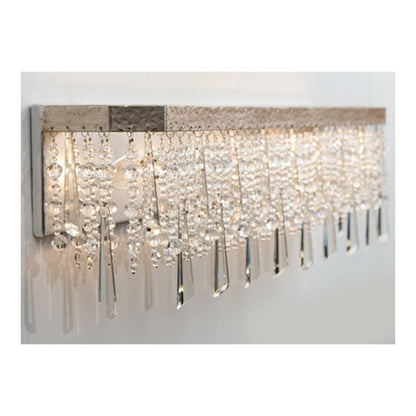 4 Light Bathroom Vanity Light, Transcend Silver