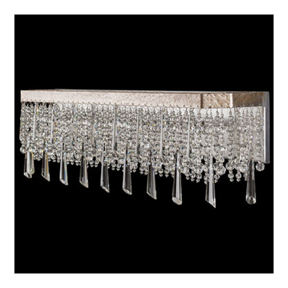 4 Light Bathroom Vanity Light, Transcend Silver