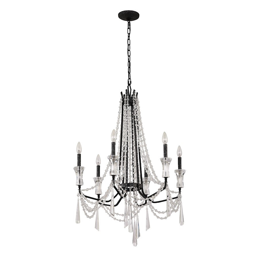 Barcelona Crystal Chandelier, Onyx
