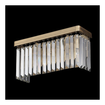2 Light Bathroom Vanity Light, Havana Gold