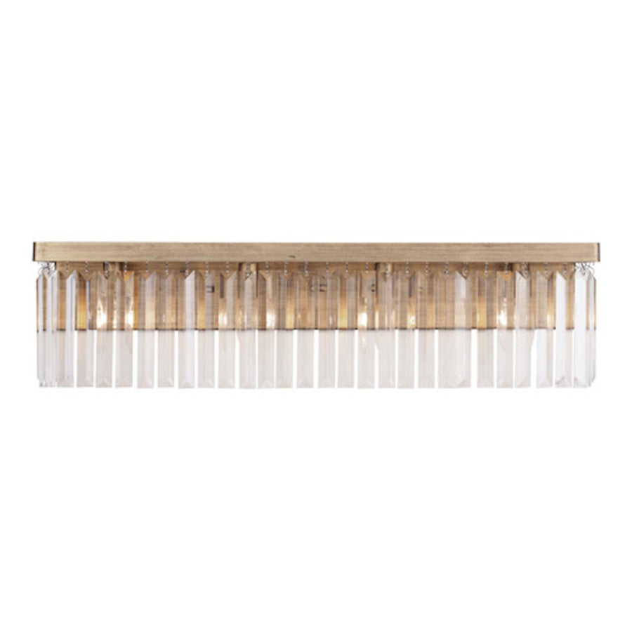4 Light Bathroom Vanity Light, Havana Gold