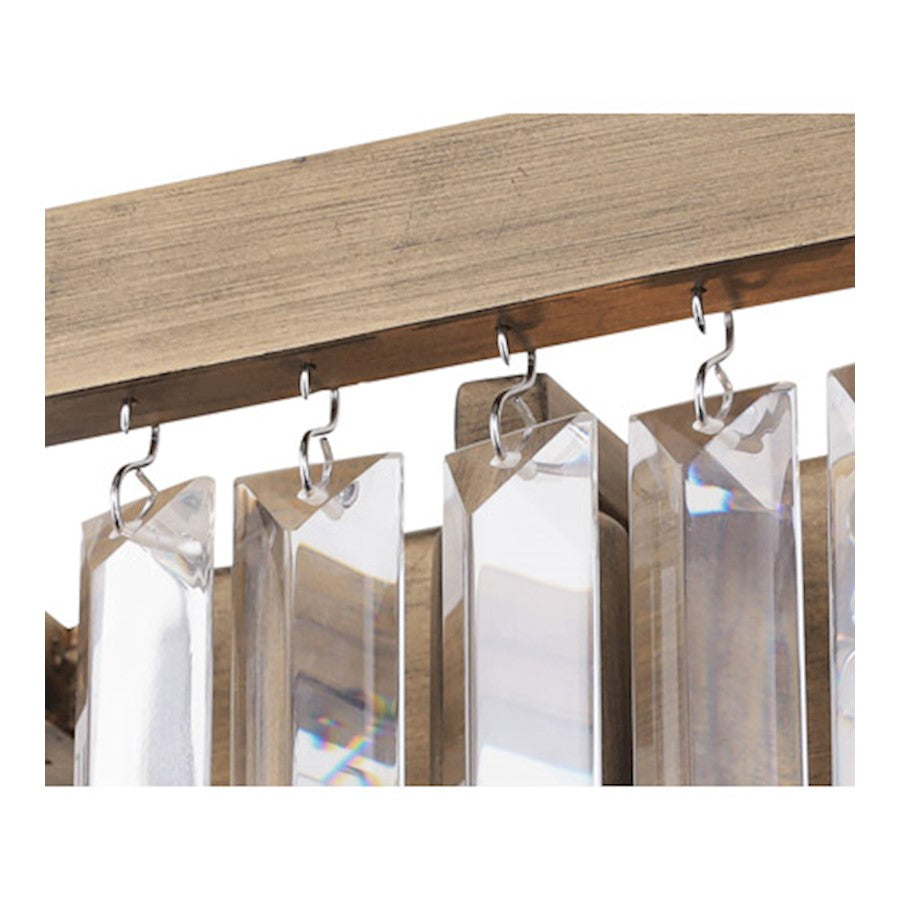 4 Light Bathroom Vanity Light, Havana Gold