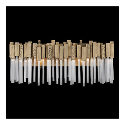 2 Light Bathroom Vanity Light, Havana Gold