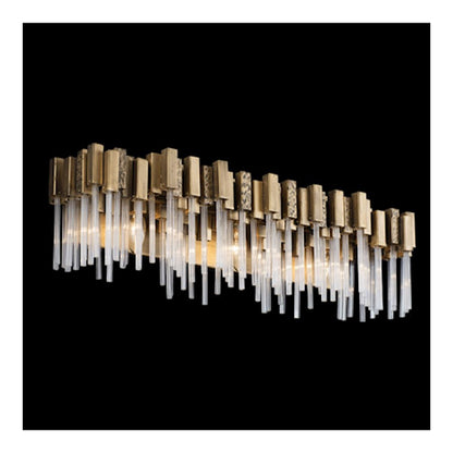 3 Light Bathroom Vanity Light, Havana Gold