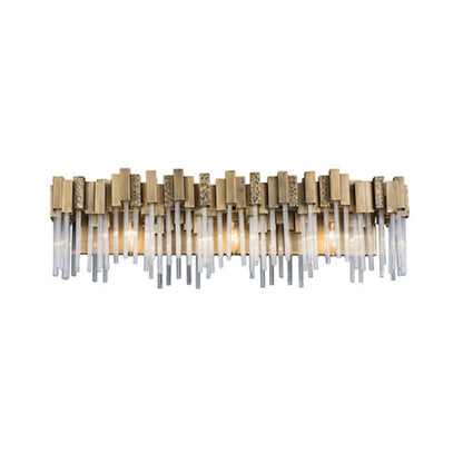 3 Light Bathroom Vanity Light, Havana Gold