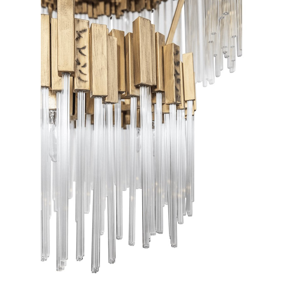 Matrix Chandelier, Havana Gold