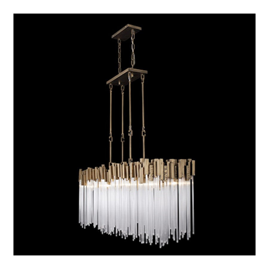 8 Light Linear, Havana Gold