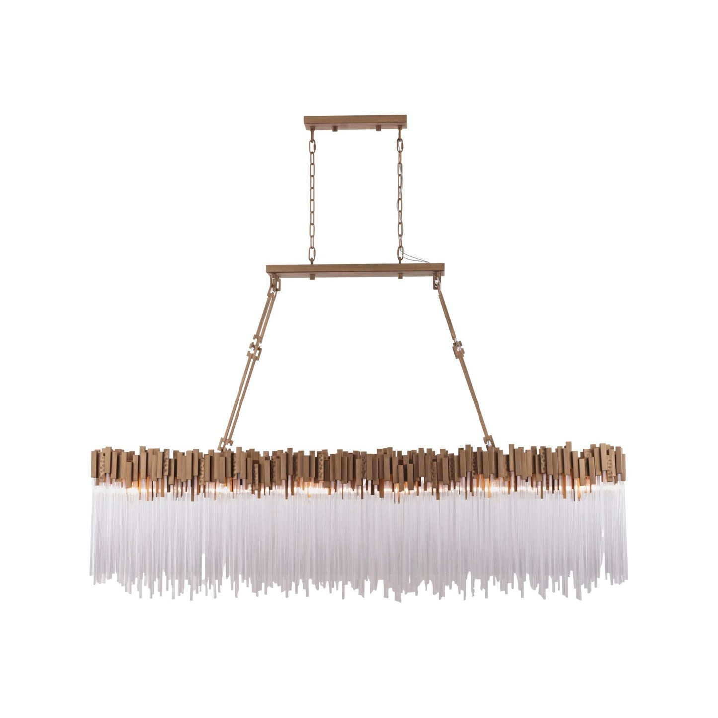 Varaluz Matrix 12 Light Pendant, Havana Gold