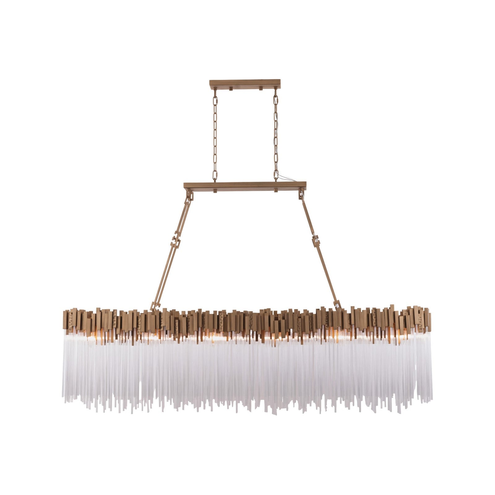 Varaluz Matrix 12 Light Pendant, Havana Gold