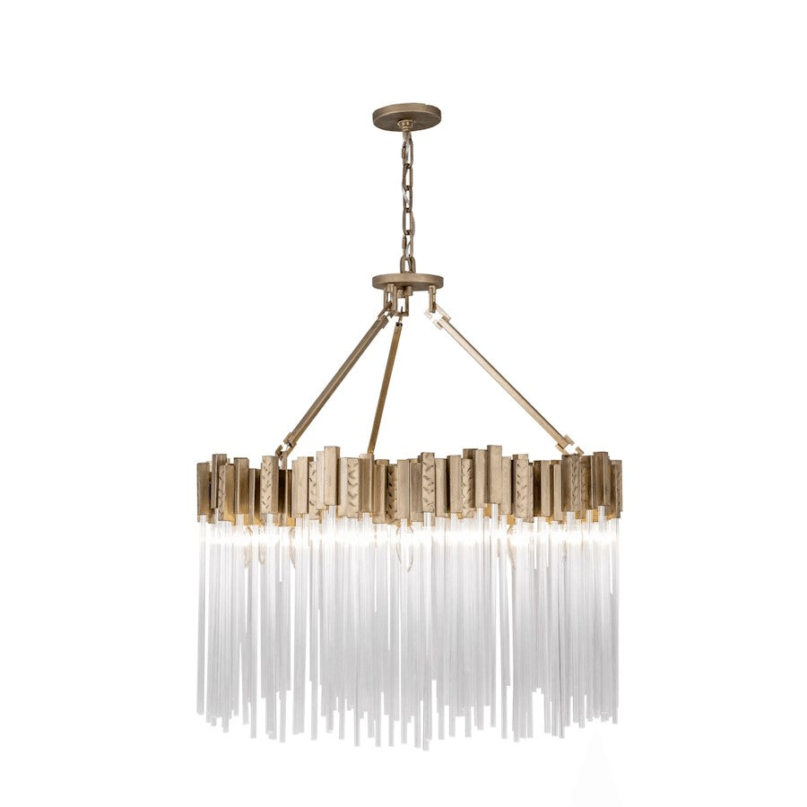 Varaluz Matrix 12 Light Pendant, Havana Gold - 309P12HG