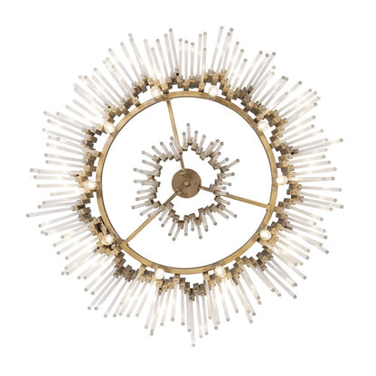Varaluz Matrix 12 Light Pendant, Havana Gold - 309P12HG