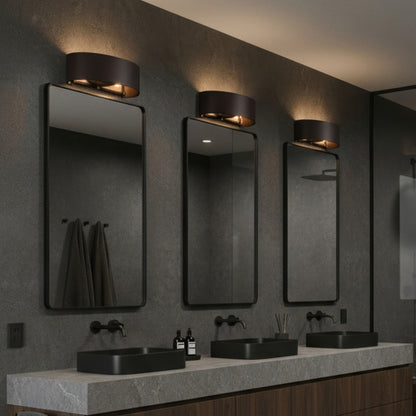 Varaluz Cannery 2Lt Bath/Vanity, Dark Bronze/French Gold/Ombre