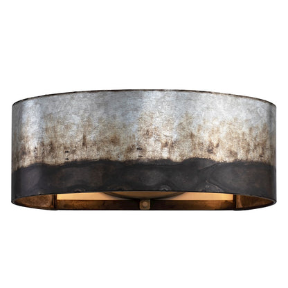 2 Light Bathroom Vanity Light, Ombre Galvanized