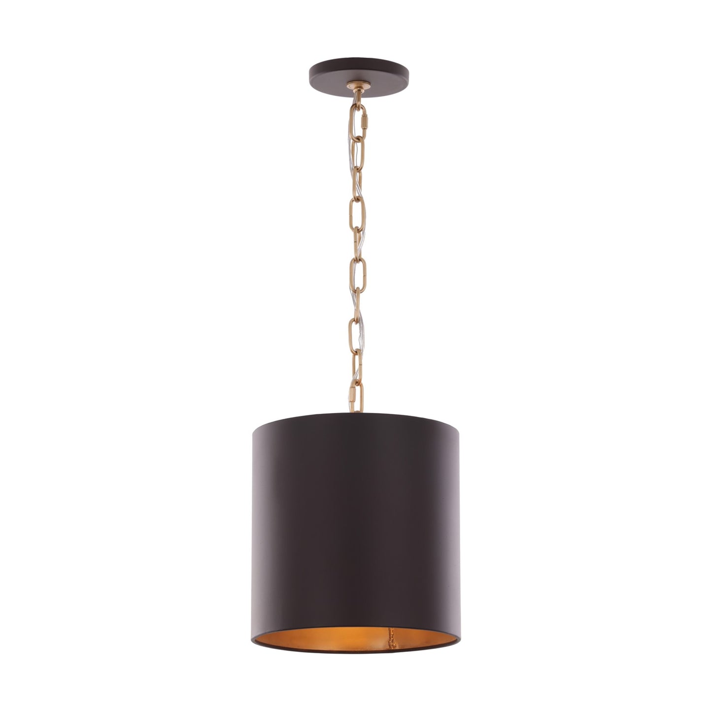 Varaluz Cannery 1Lt Pendant, Dark Bronze/French Gold/Ombre