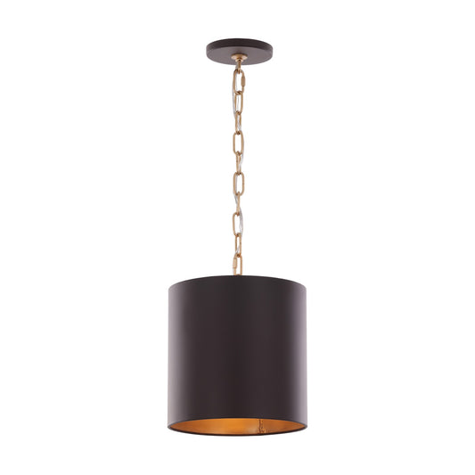 Varaluz Cannery 1Lt Pendant, Dark Bronze/French Gold/Ombre