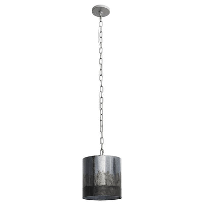 1 Light Mini Pendant, Ombre Galvanized