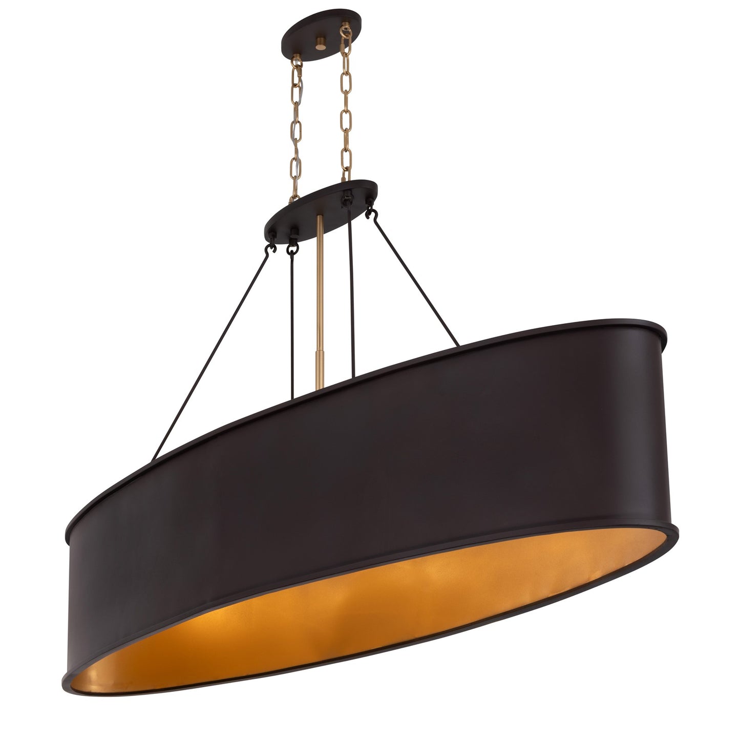 Varaluz Cannery 7Lt Pendant, Dark Bronze/French Gold/Ombre