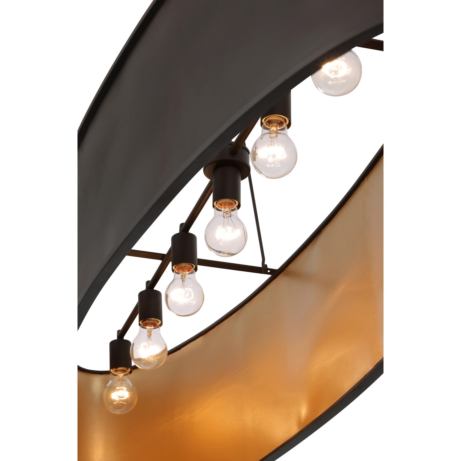 Varaluz Cannery 7Lt Pendant, Dark Bronze/French Gold/Ombre