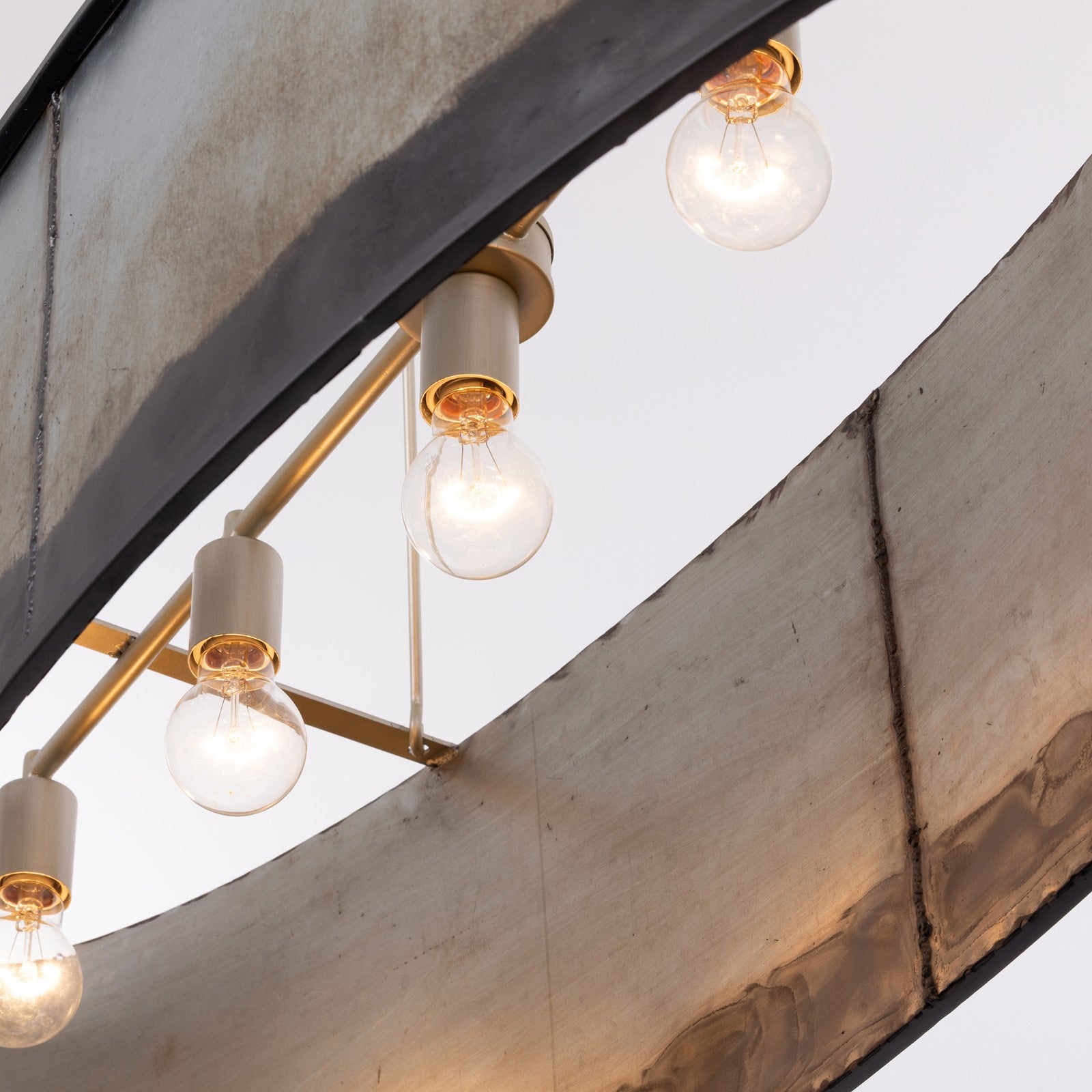 Varaluz Cannery 7 Light Pendant, Ombre Galvanized/Ombre Galvanized