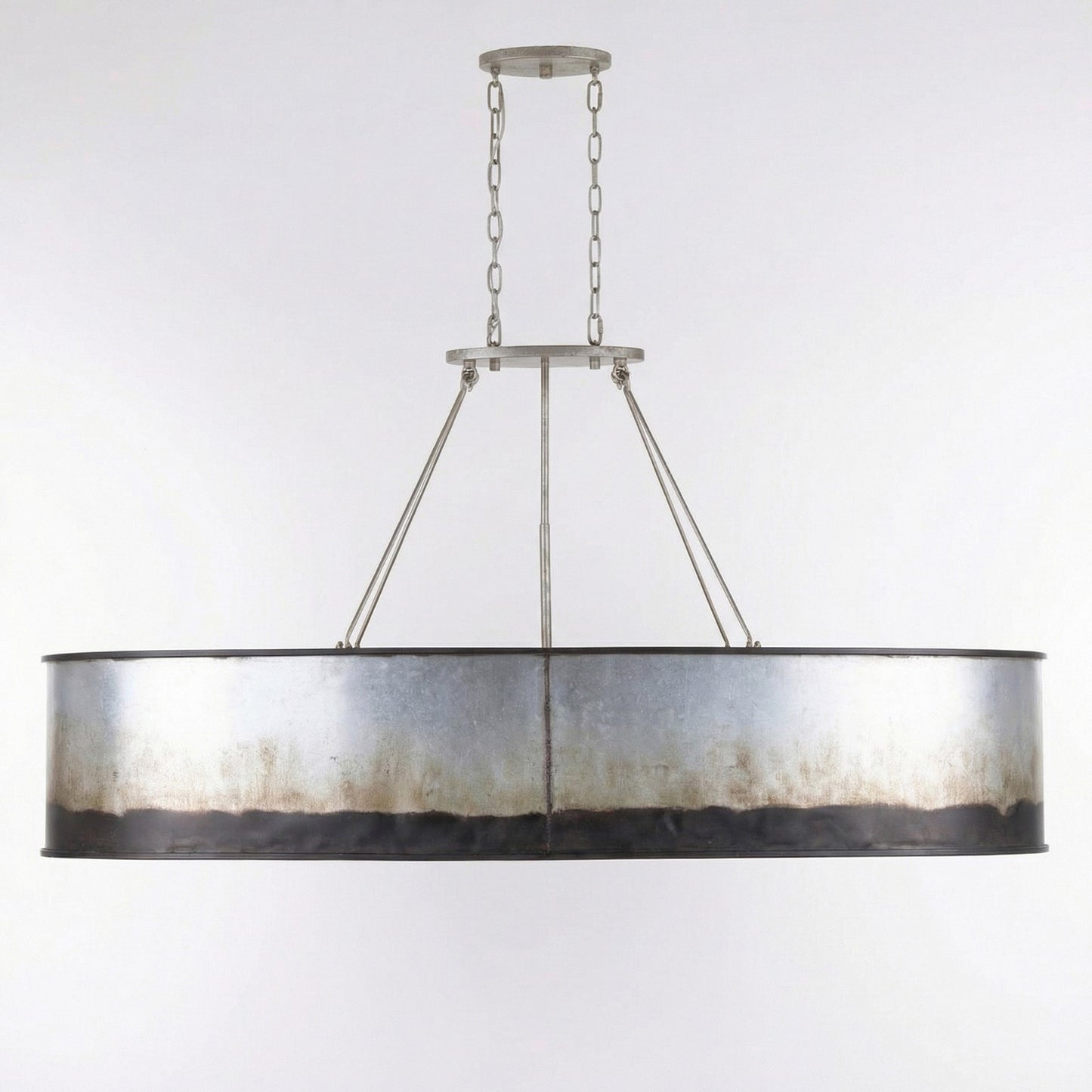 Varaluz Cannery 7 Light Pendant, Ombre Galvanized/Ombre Galvanized