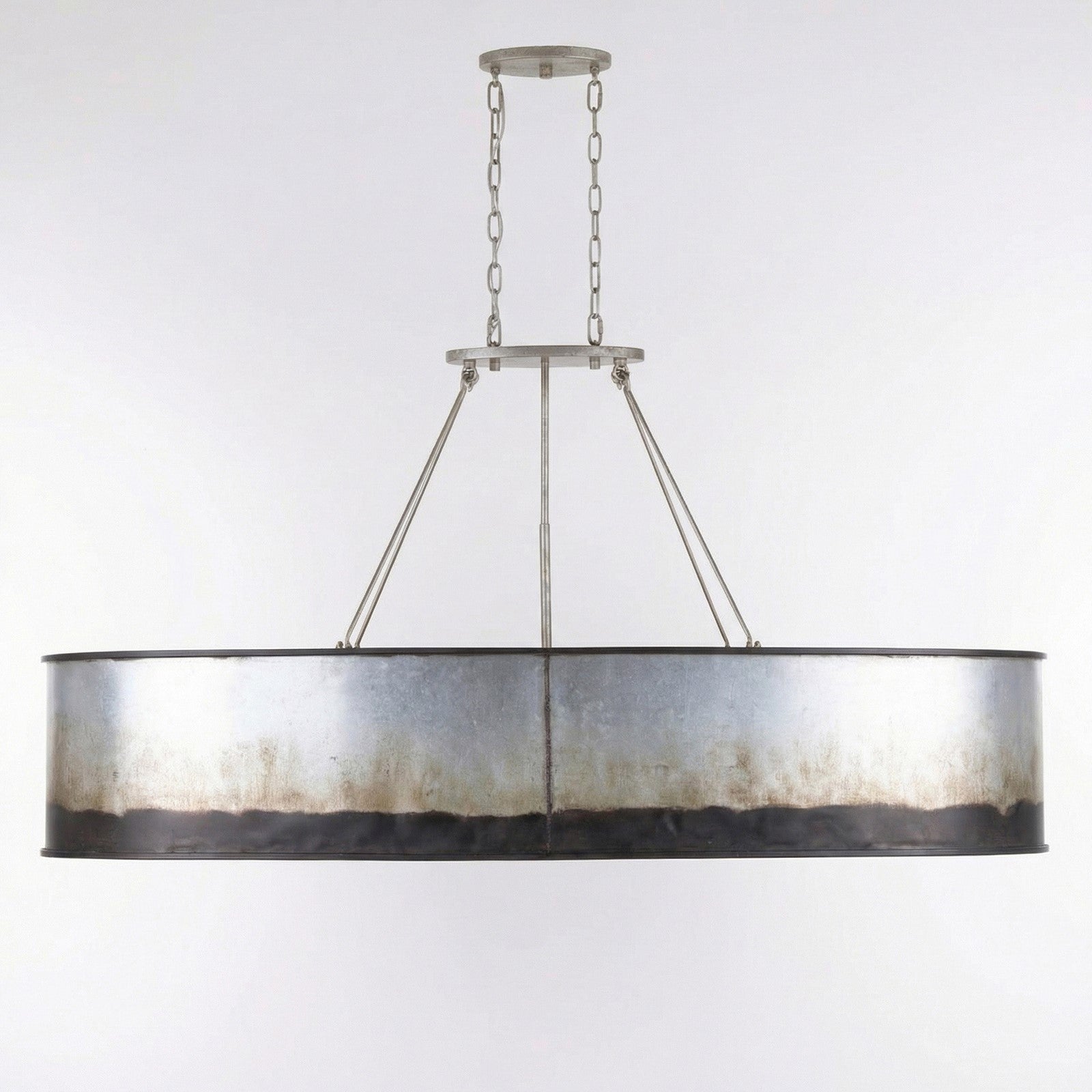 Varaluz Cannery 7 Light Pendant, Ombre Galvanized/Ombre Galvanized