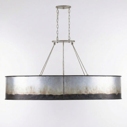 Varaluz Cannery 7 Light Pendant, Ombre Galvanized/Ombre Galvanized
