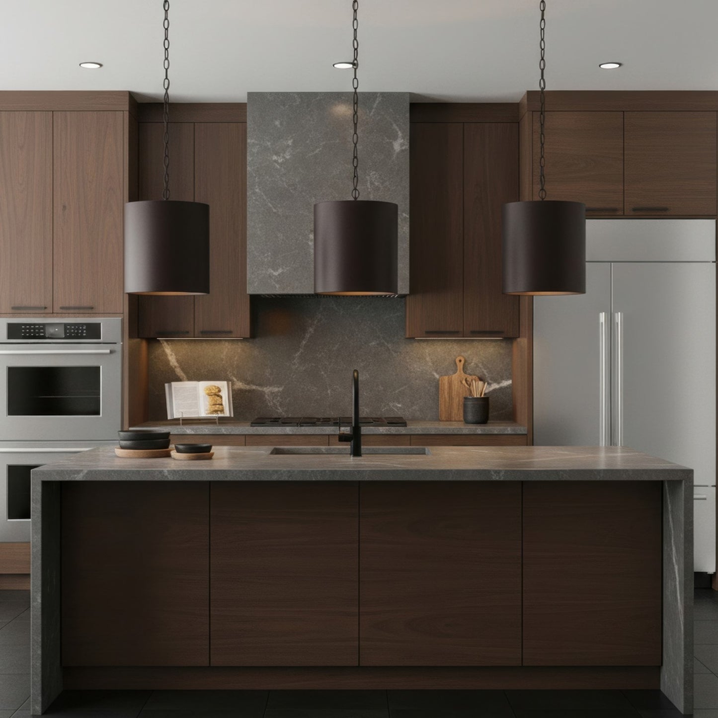 Varaluz Cannery 2Lt Pendant, Dark Bronze/French Gold/Ombre