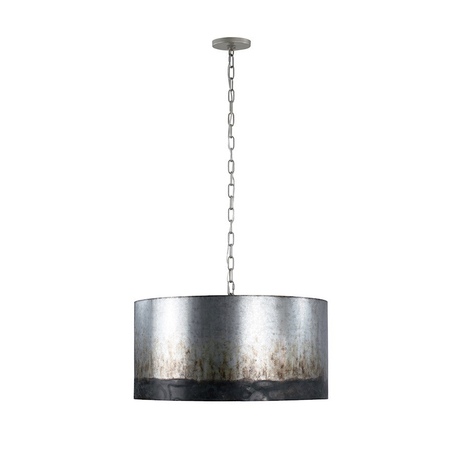 Pendant, Ombre Galvanized
