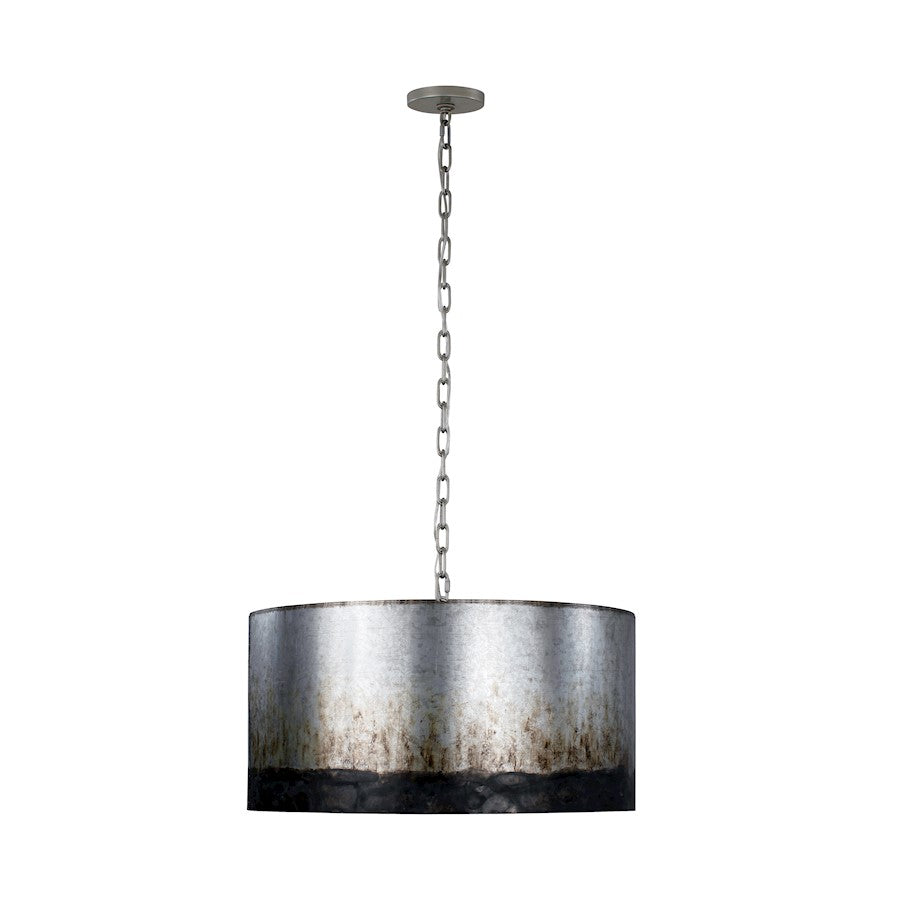 Pendant, Ombre Galvanized