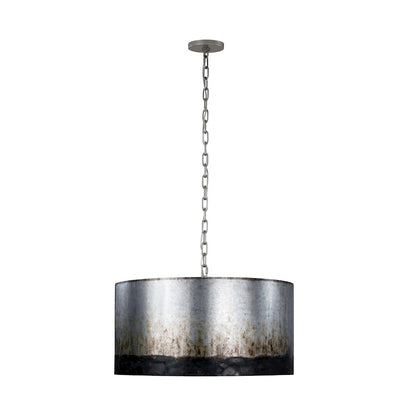 Pendant, Ombre Galvanized