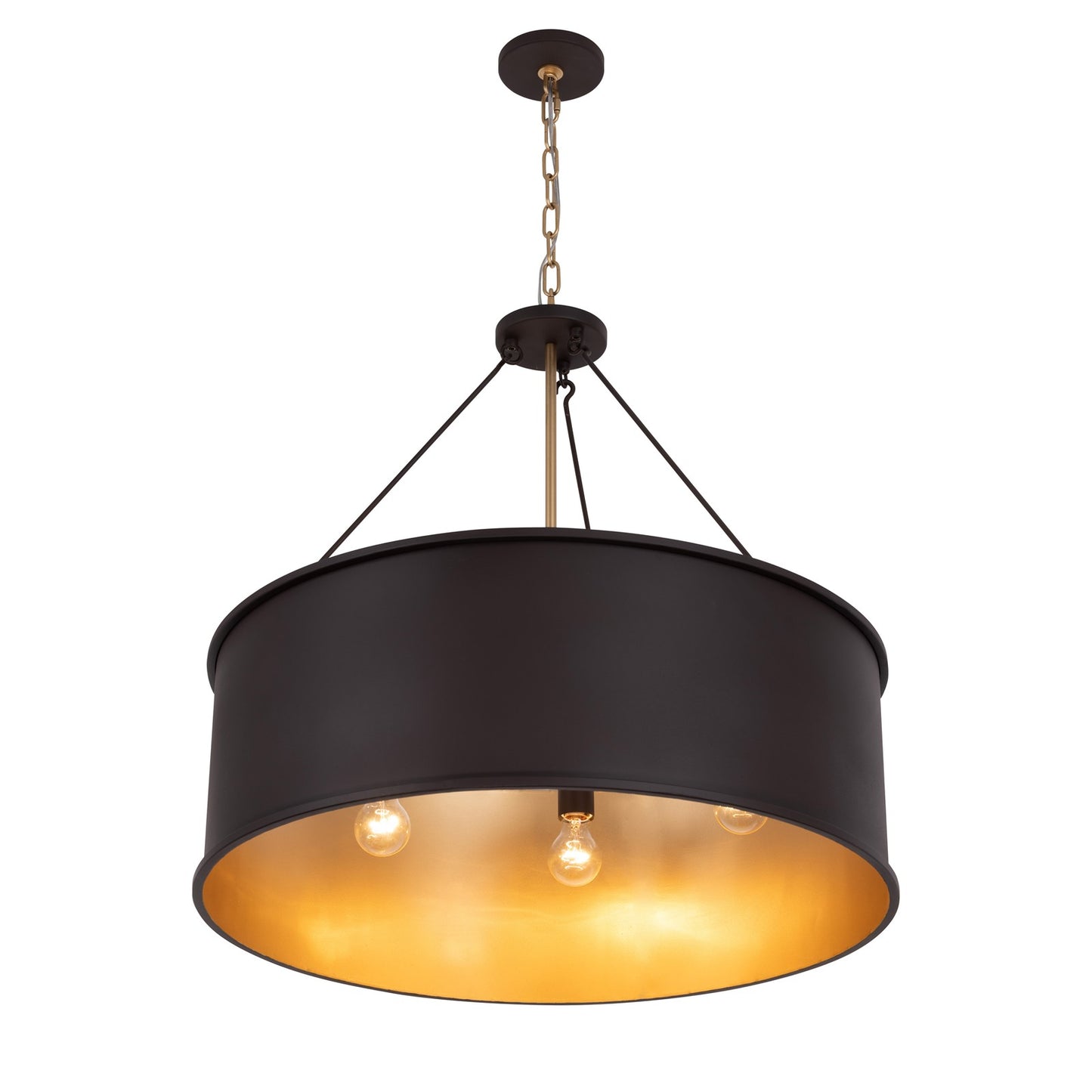 Varaluz Cannery 5Lt Pendant, Dark Bronze/French Gold/Ombre