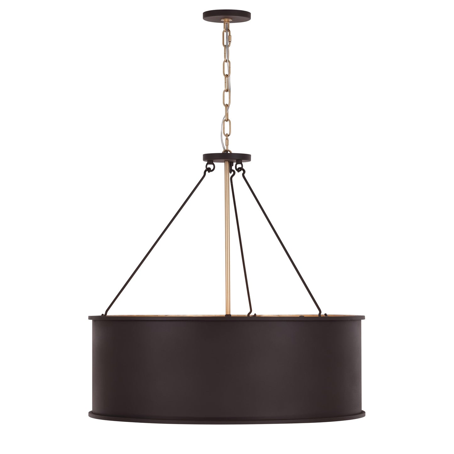 Varaluz Cannery 5Lt Pendant, Dark Bronze/French Gold/Ombre
