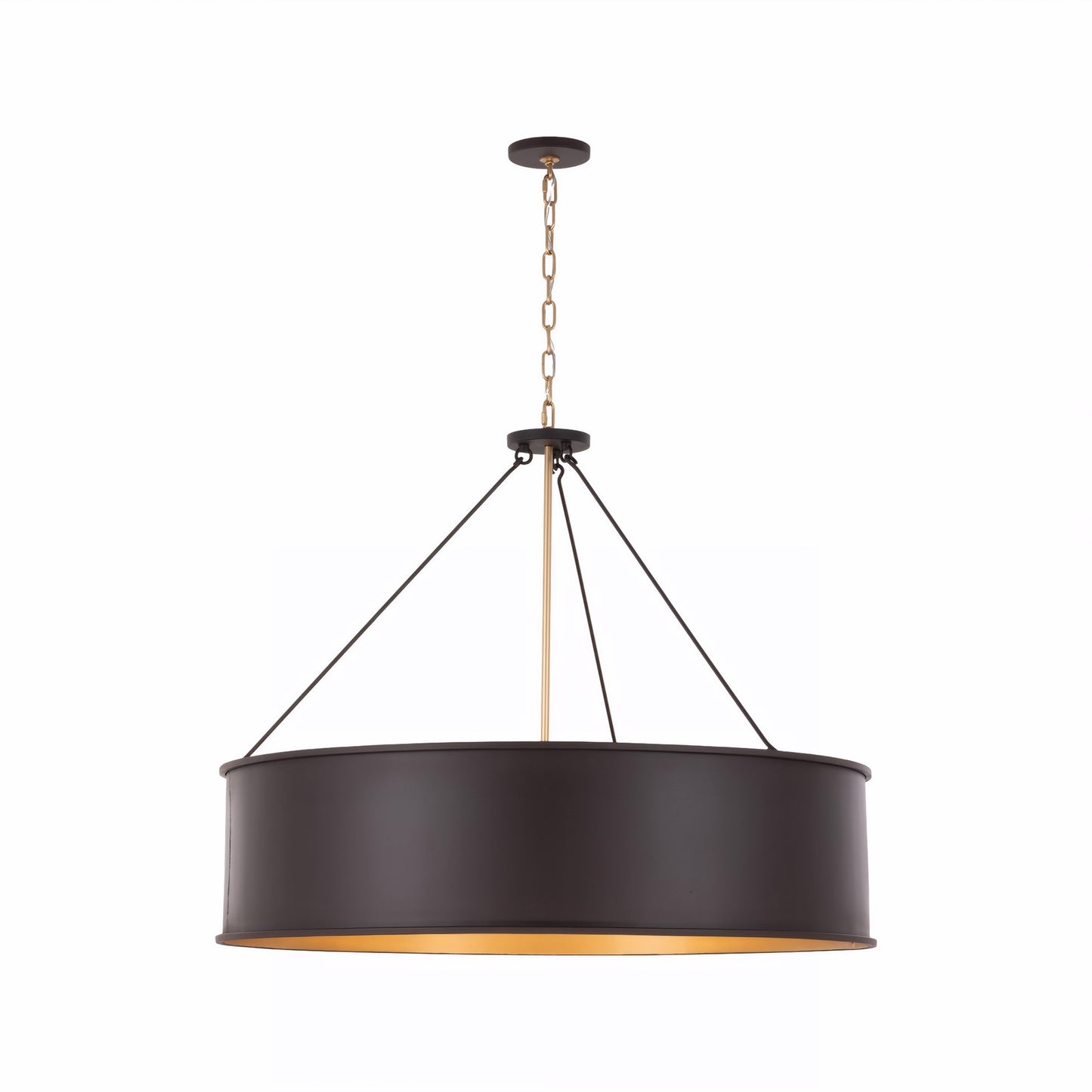 Varaluz Cannery 6Lt Pendant, Dark Bronze/French Gold/Ombre