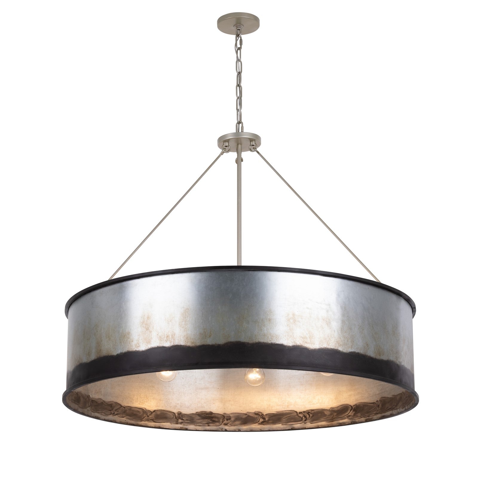Varaluz Cannery 6 Light Pendant, Ombre Galvanized/Ombre Galvanized