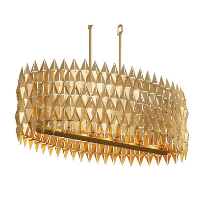 Linear Pendant, French Gold