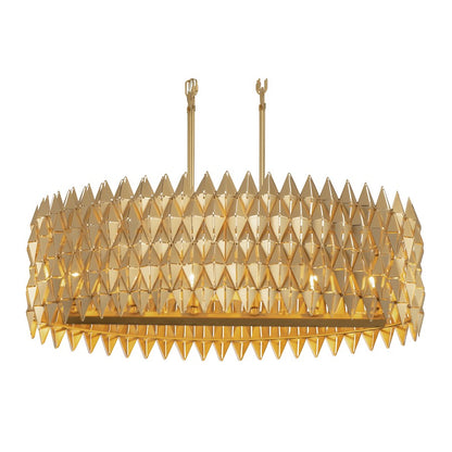 Linear Pendant, French Gold