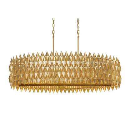Linear Pendant, French Gold
