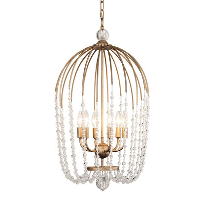 Voliere Crystal Pendant, Havana Gold