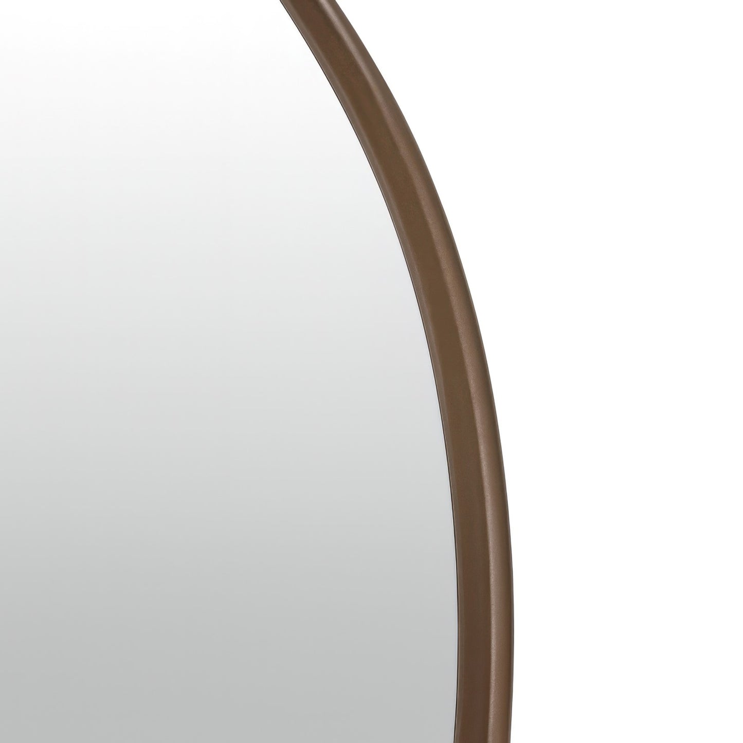 Varaluz Stopwatch Round Accent Wall Mirror, 40"W x 40"H, Bronze