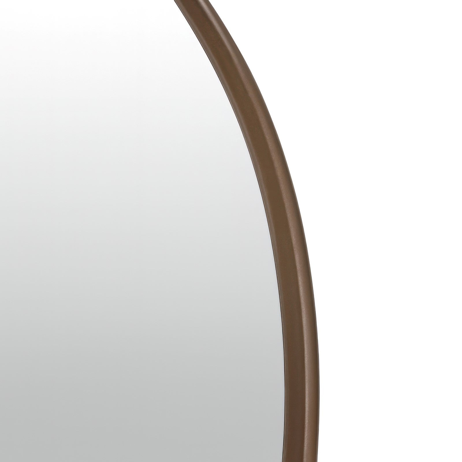 Varaluz Stopwatch Round Accent Wall Mirror, 40"W x 40"H, Bronze