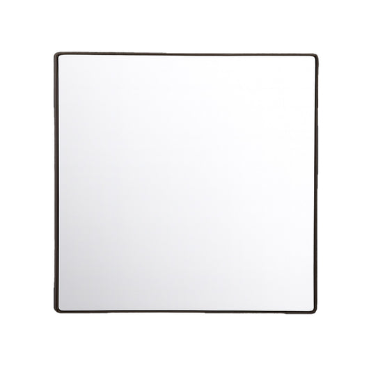 Varaluz Kye Rounded Square Wall Mirror, 30"W x 30"H, Bronze