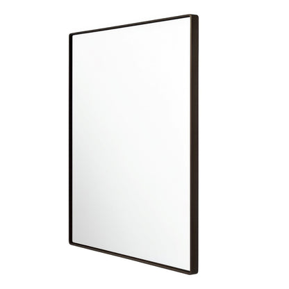Varaluz Kye Rounded Square Wall Mirror, 30"W x 30"H, Bronze