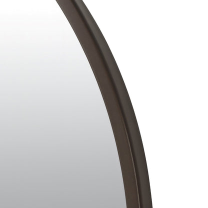 Varaluz Cottage Round Wall Mirror, Bronze