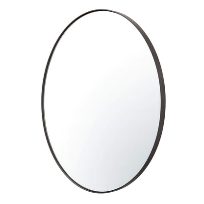 Varaluz Tablet Round Wall Mirror, 30"W x 30"H, Bronze