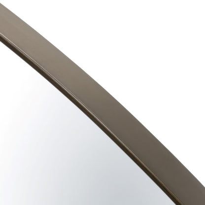 Varaluz Tablet Round Wall Mirror, 30"W x 30"H, Bronze