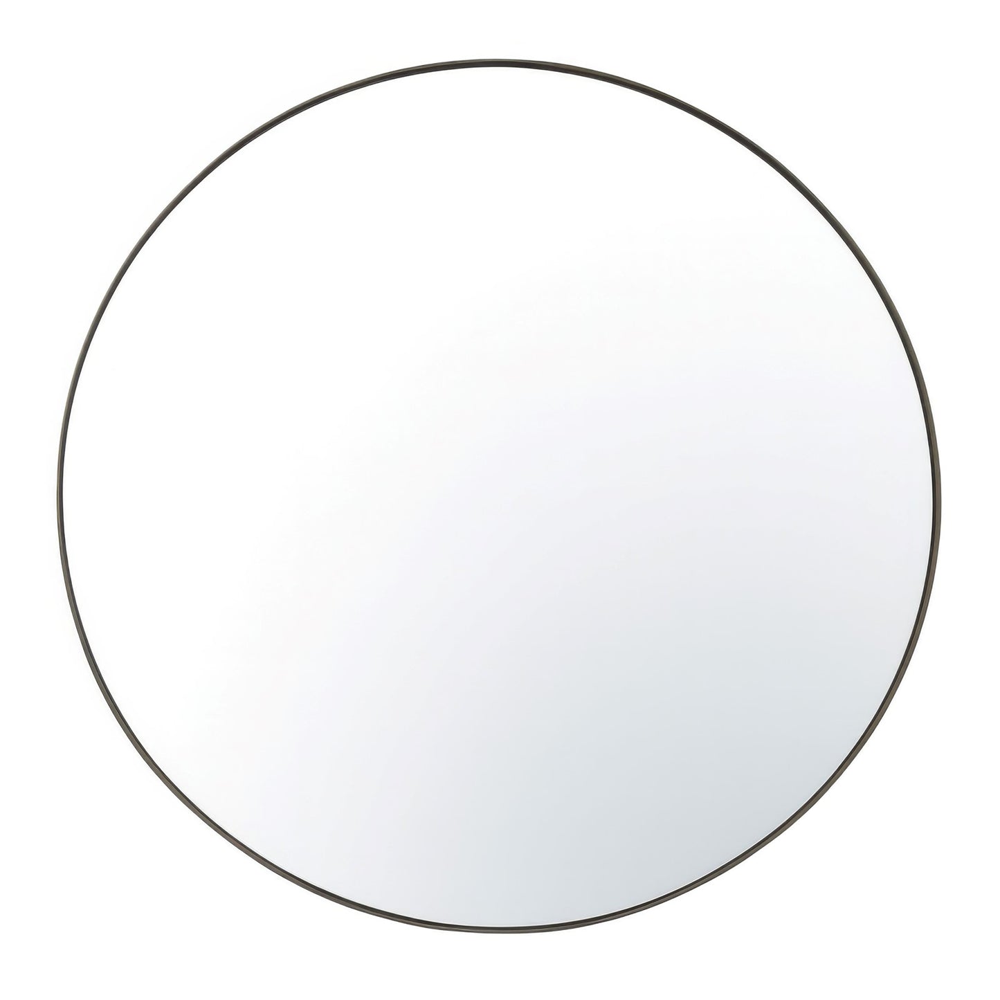 Varaluz Tablet Round Wall Mirror, 40"W x 40"H, Bronze