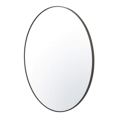 Varaluz Tablet Round Wall Mirror, 40"W x 40"H, Bronze